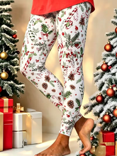 Casual Christmas Printing Daily Leggings