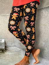 Women Christmas Casual All Season Printing Long Leggings
