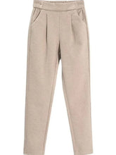 Plain Wool Comfy Pants