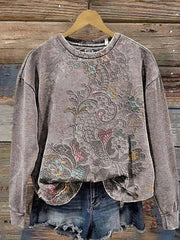 Vintage Floral Sweatshirt