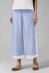 Women's Solid Color Layered Casual Plus Size Pants