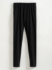 Simple Solid Color Casual Daily Legging