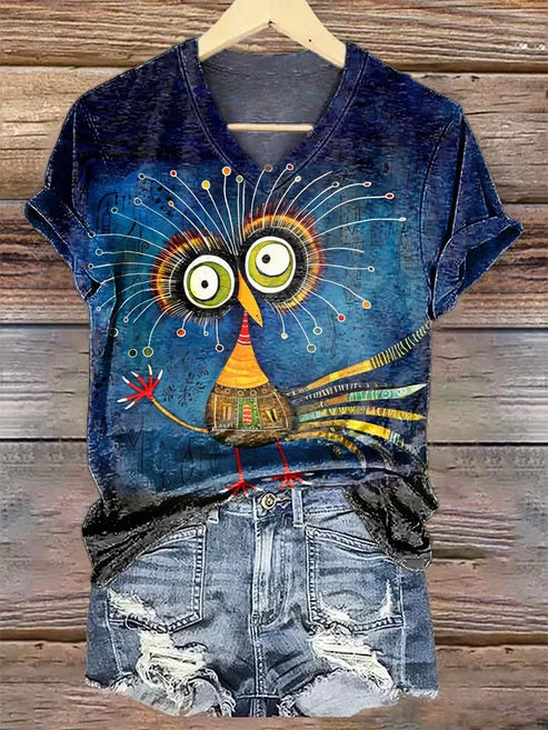 Casual Vintage Inspired  Crew Neck Short?Sleeve Everyday T?Shirt