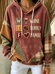 Casual Turkey Hoodie Long Sleeve Hoodie