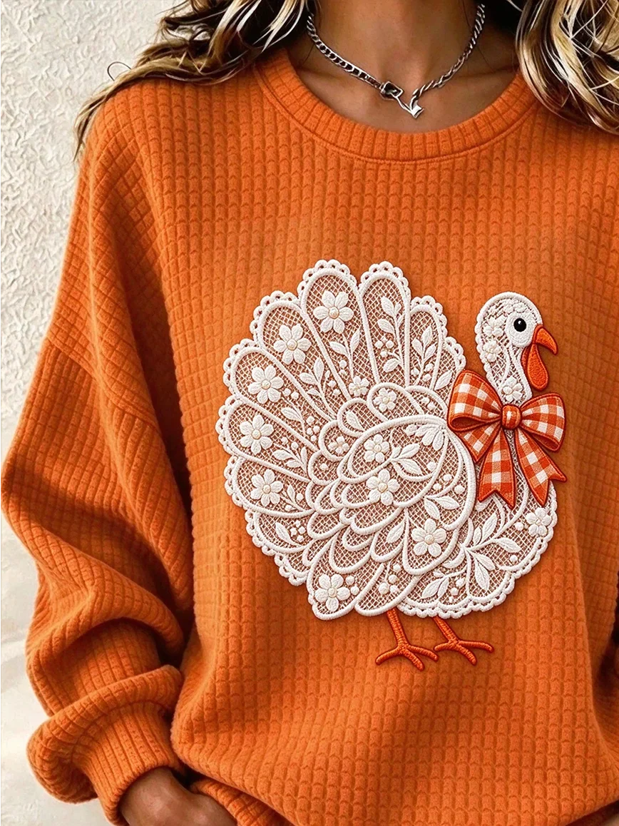 Turkey Casual Regular Fit Printing Sweatshirt