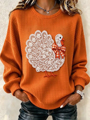 Turkey Casual Regular Fit Printing Sweatshirt