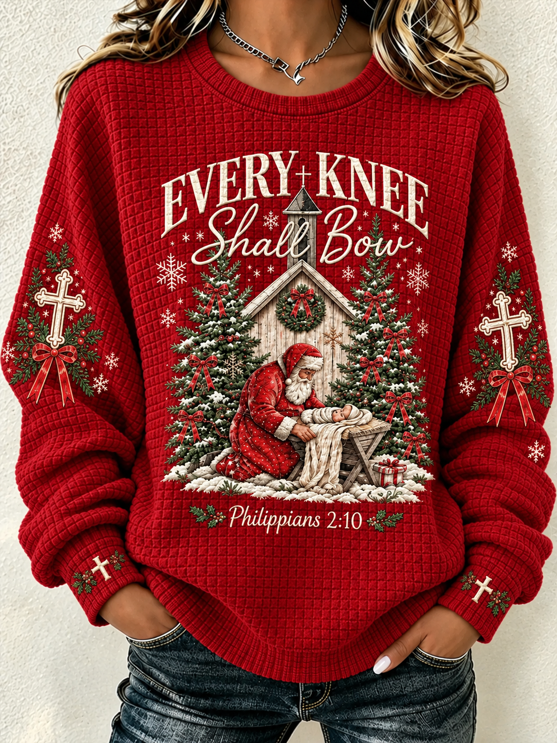 Christmas Casual Tree Simple Sweatshirt