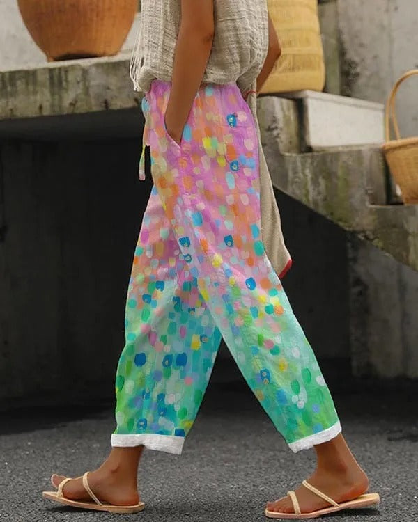 Art Oil Painting Pants