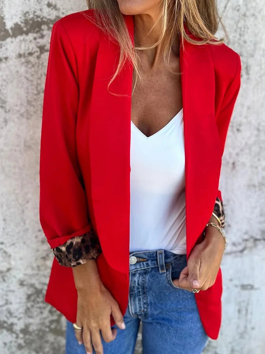 Leopard Cuff Jacket
