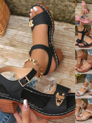 Vintage Plain After The Lacing High Heel Back Empty Shoes Metal