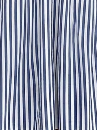 Women V Neck Half Sleeve Striped Loose A-Line casual Maxi Dress