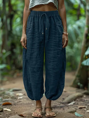 Women Plain Long Pants Casual Spring/Fall Trousers