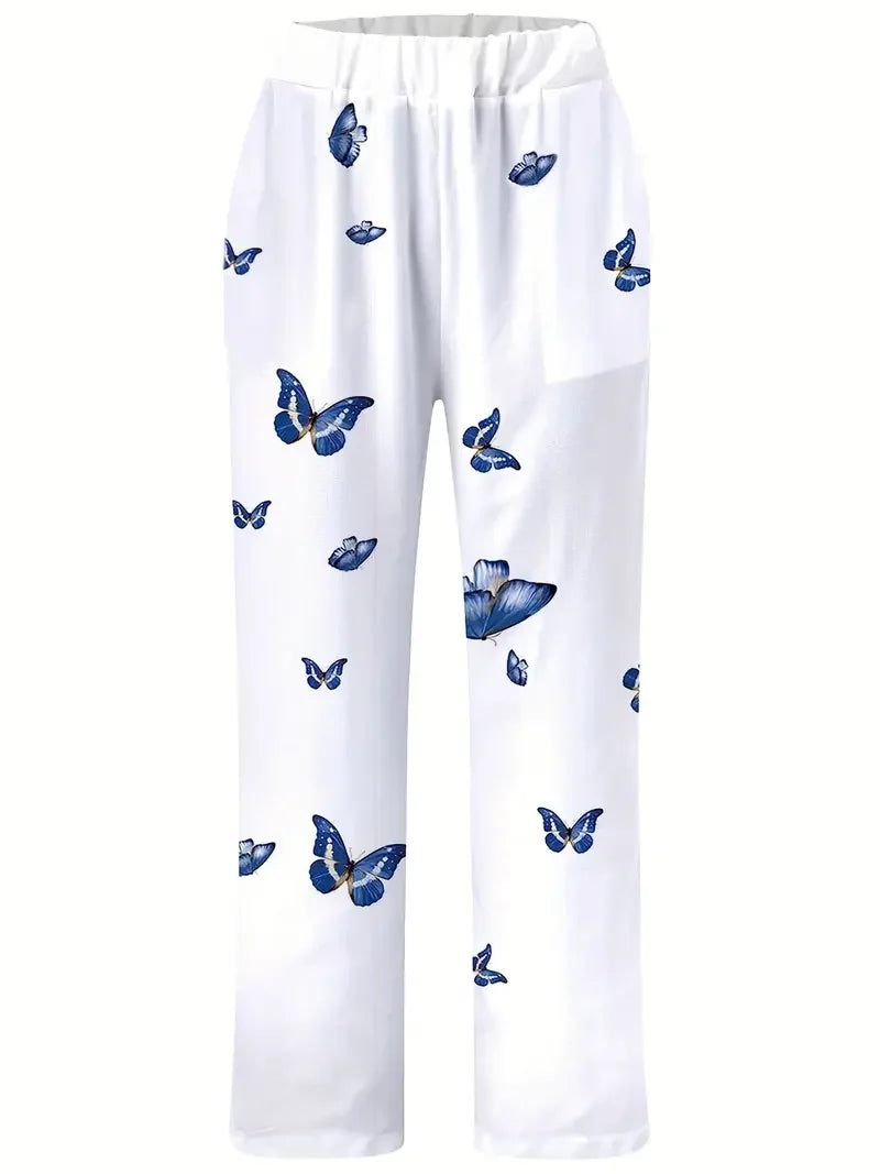 Loose Butterfly Casual Pants