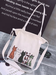 Lovely Crowded Cats Graphic Utility Bag