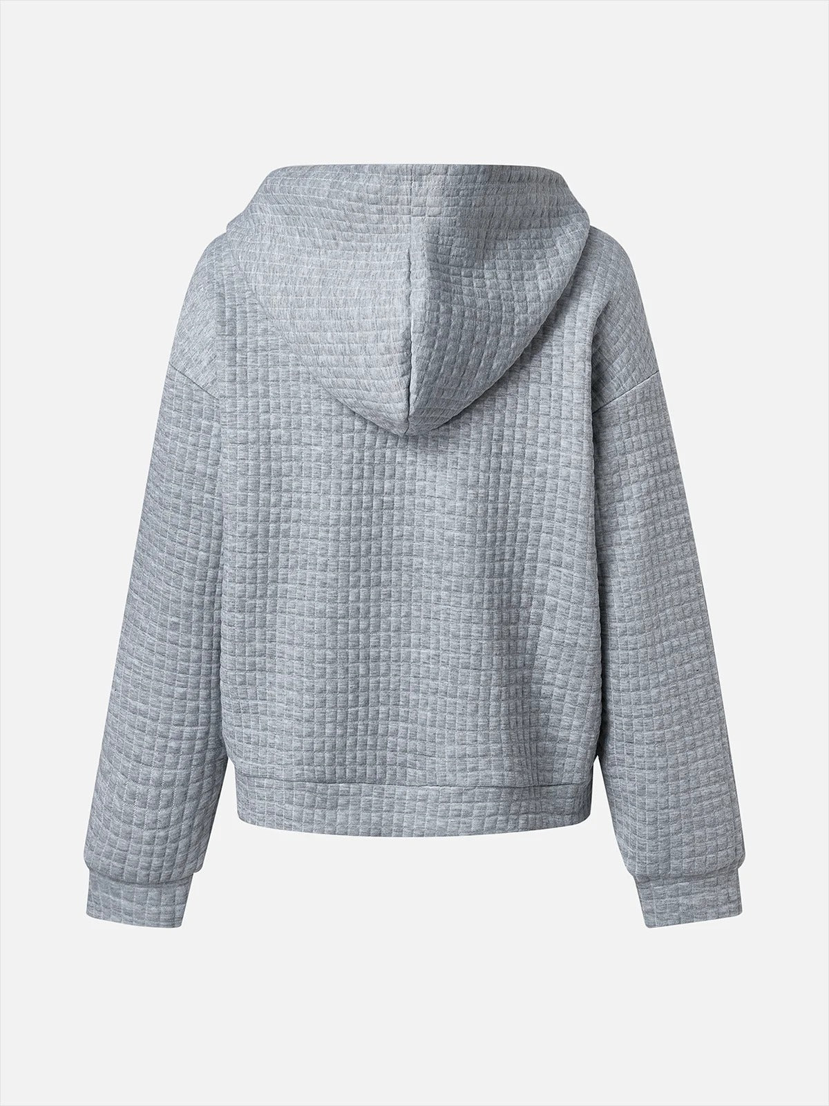 Plain Zipper Hoodie Casual Jacket