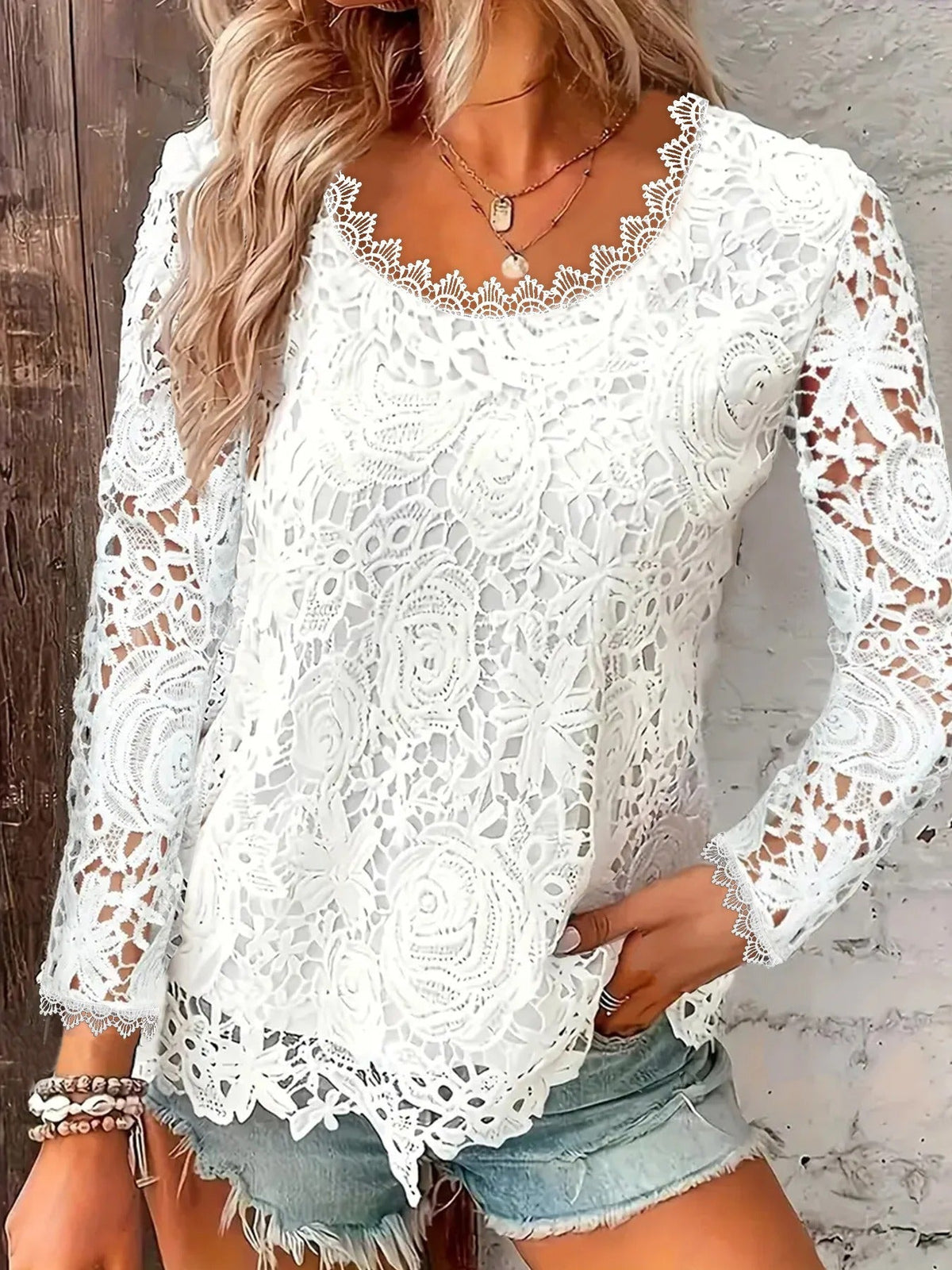 Loose Casual Plain Blouse